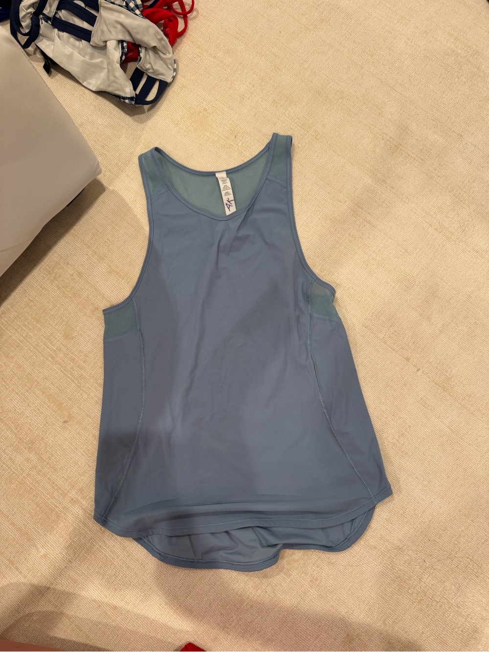 lululemon athletica Steel Blue Racerback Workout Tank
